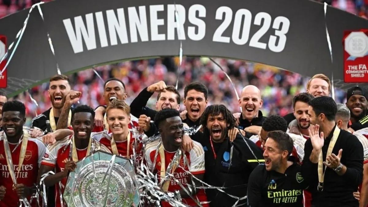 Arsenal Sabet Kemenangan Besar di Community Shield, Dortmund Tidak Membangun Perlawanan yang Kuat