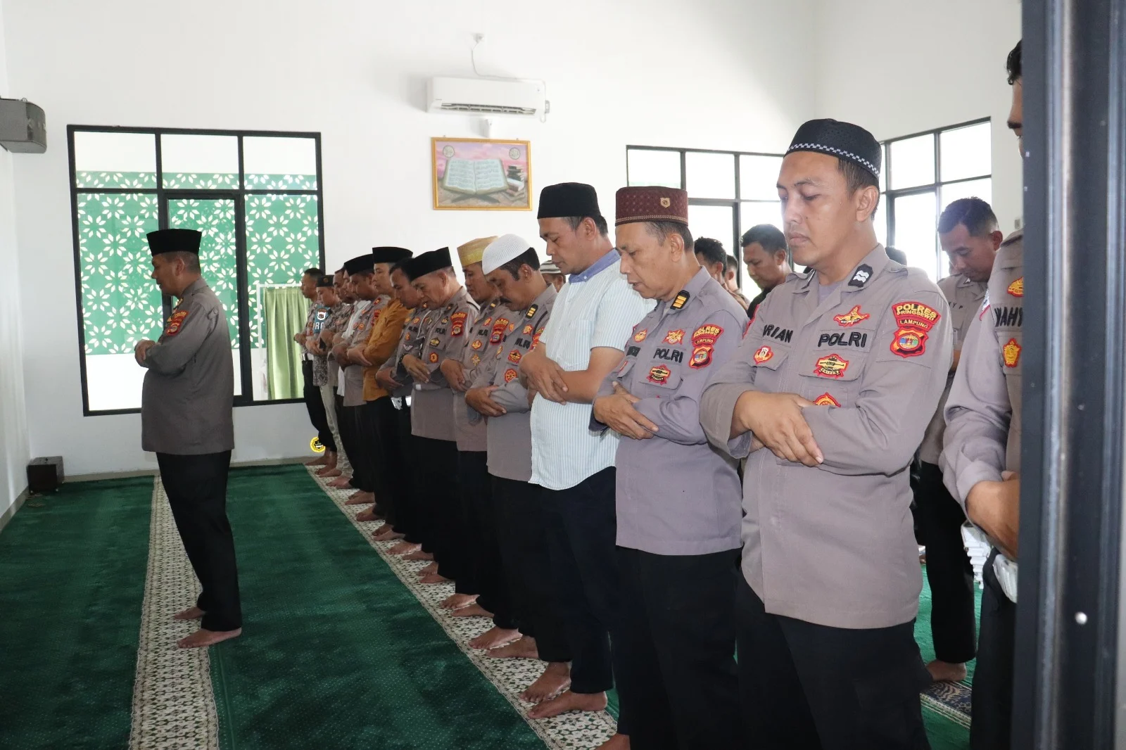 Atasi Dampak Kekeringan, Polres Tabalong Gelar Sholat Istisqa dan Doa Bersama