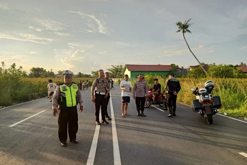 Cegah Balap Liar, Sat Lantas Polresta Banjarmasin Intensifkan Patroli Dini Hari