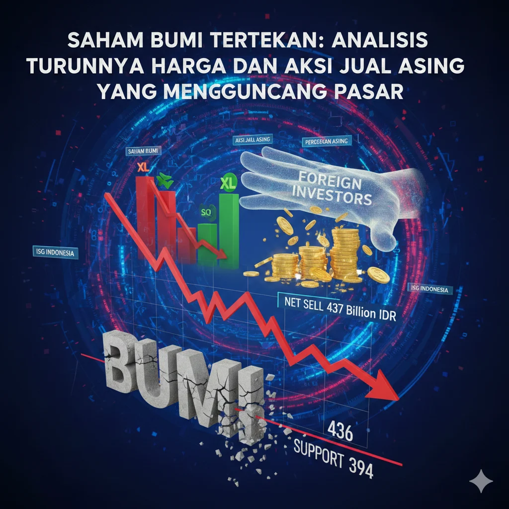 Dinamika Pasar Modal: Saham BUMI Didera Aksi Jual Asing di Tengah Gejolak IHSG