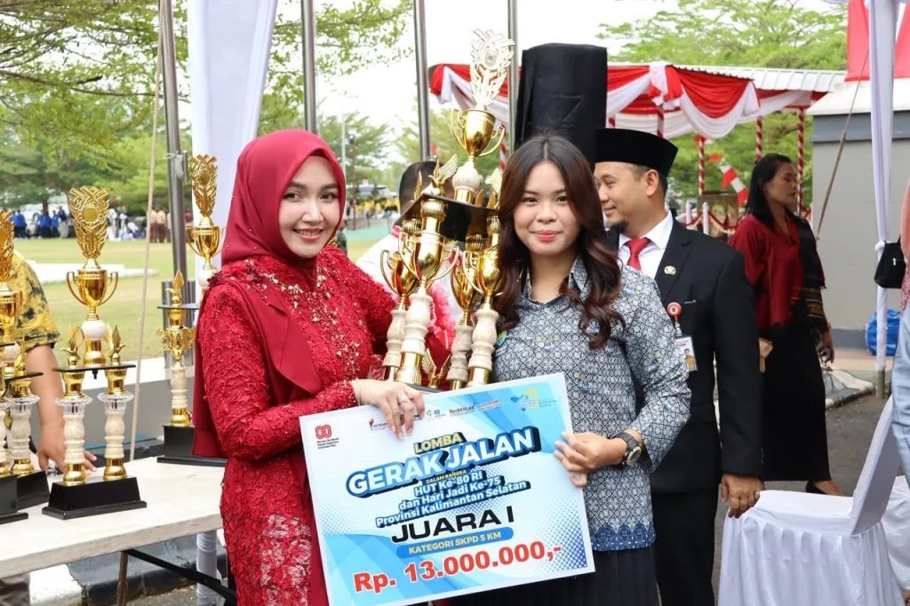 Dishut Kalsel Siap Pertahankan Gelar Juara Umum Lomba Gerak Jalan