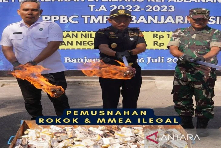 FKPWK Apresiasi Polresta Banjarmasin Berantas Peredaran Rokok Ilegal