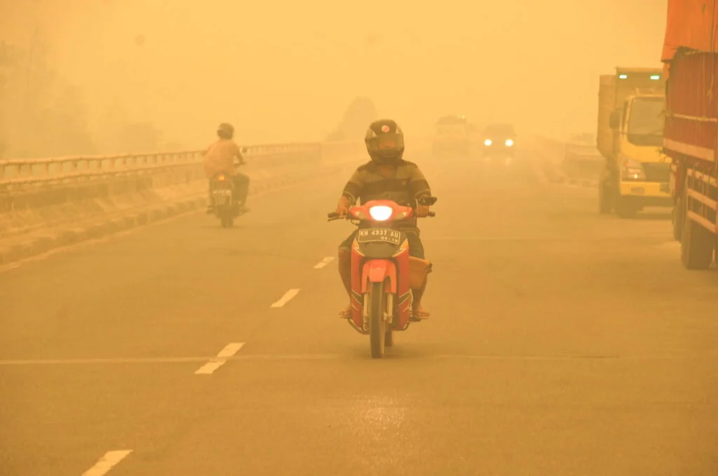 Kabut Asap Mulai Kepung Banjarmasin, BPBD Catat 31 Titik Api