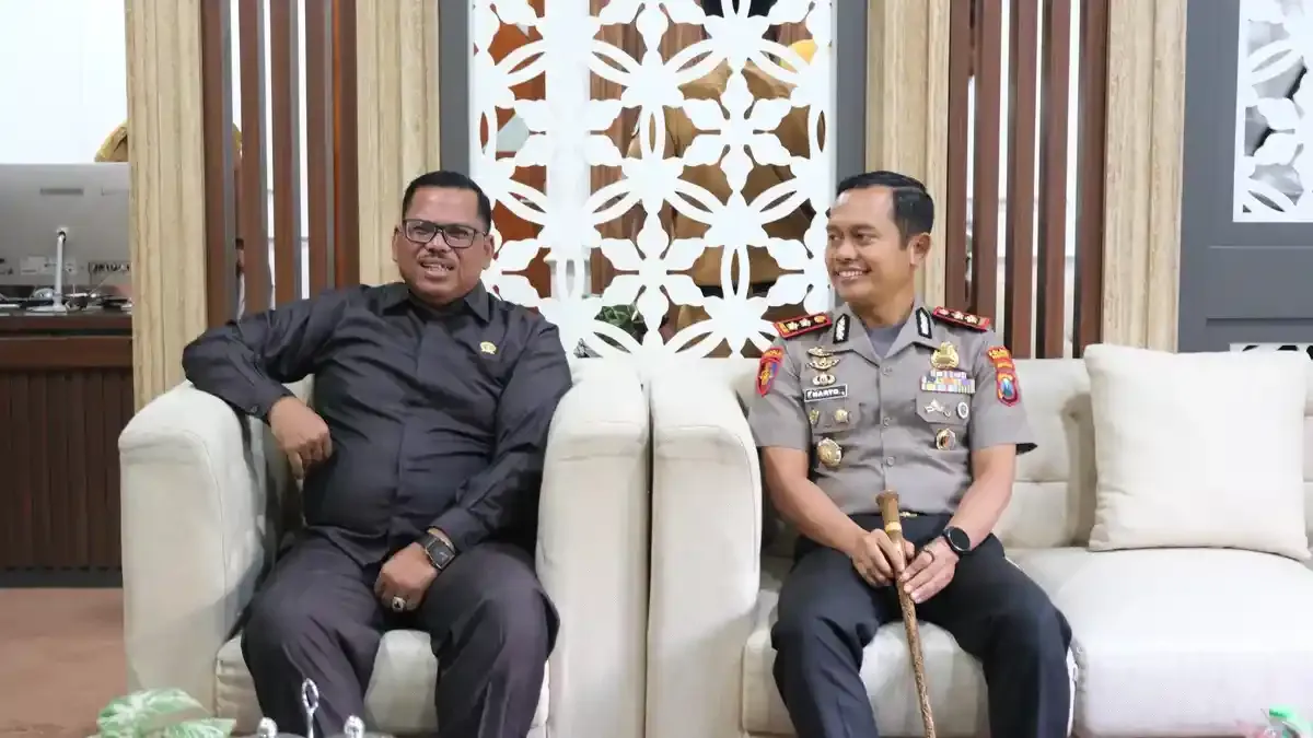 Ketua DPRD Balangan dan Jajaran Menerima Kunjungan Silaturrahmi Kapolres Baru