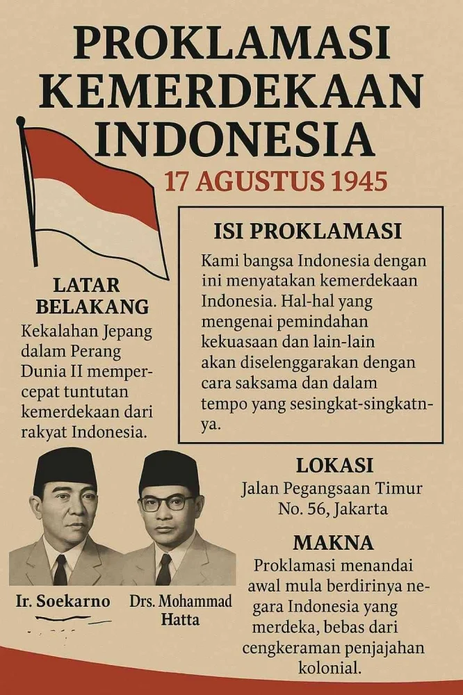 Napak Tilas Sejarah dan Makna Mendalam Proklamasi Kemerdekaan di HUT RI ke-81