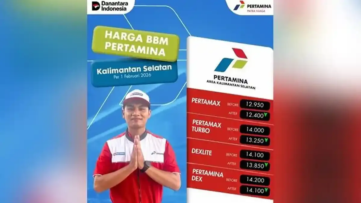 Pemprov Kalsel Turunkan PBBKB, Harga BBM Nonsubsidi di Kalimantan Selatan Resmi Turun