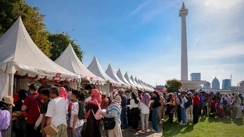Pesta Rakyat HUT Ke-81 RI Jadi Panggung Perkuatan Ekonomi UMKM
