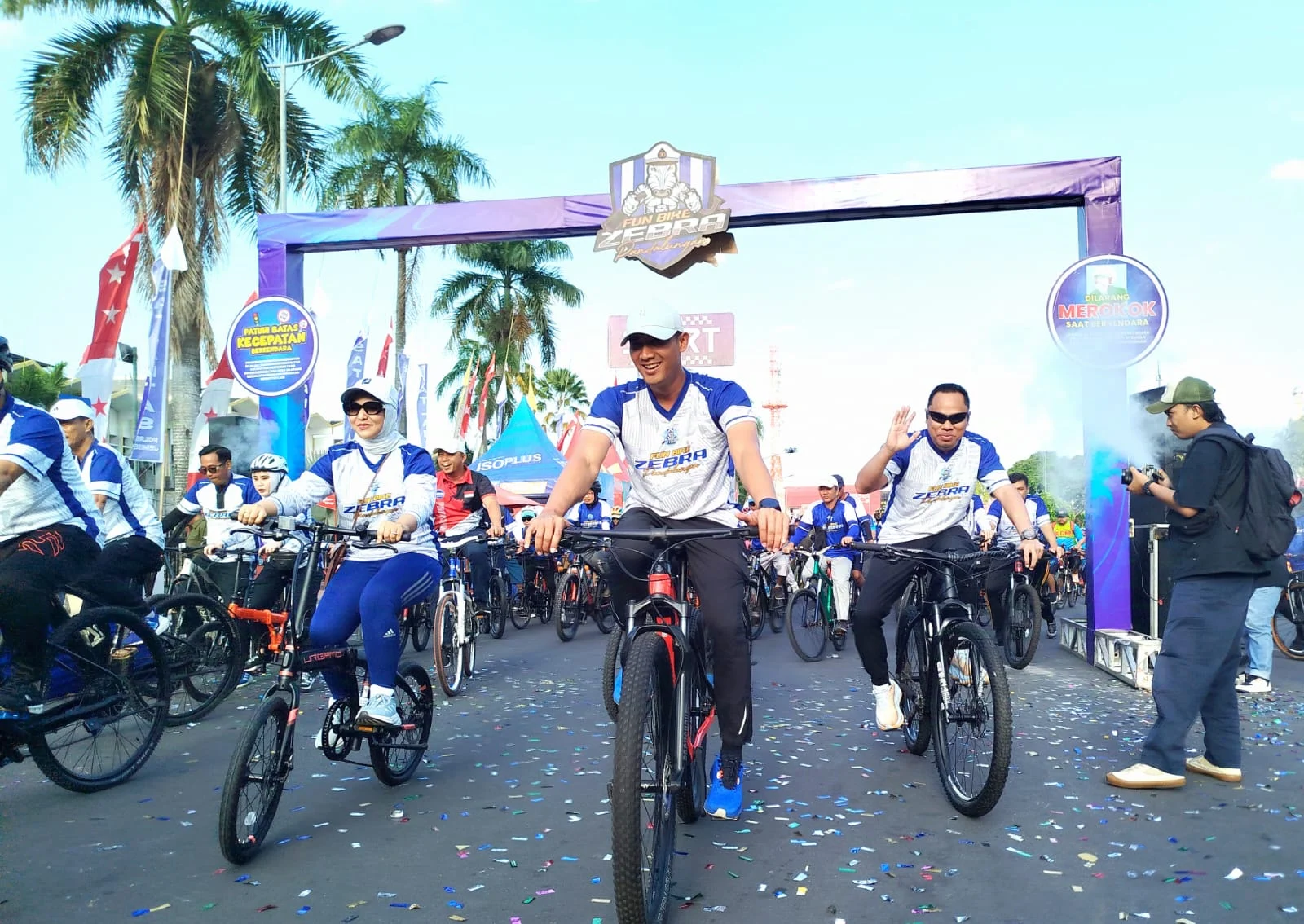 Ribuan Warga Antusias Ikuti Fun Bike HST Menyala 2026