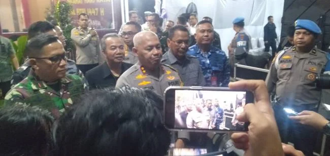 Sinergi Bersama Forkopimda, Lanal Banjarmasin Tinjau Posko Karhutla di Kalsel
