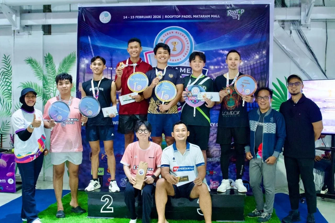 SKPD Ramaikan Turnamen Padel Antarinstansi dalam Rangka Harinjadi Kalsel dan HUT RI 2026