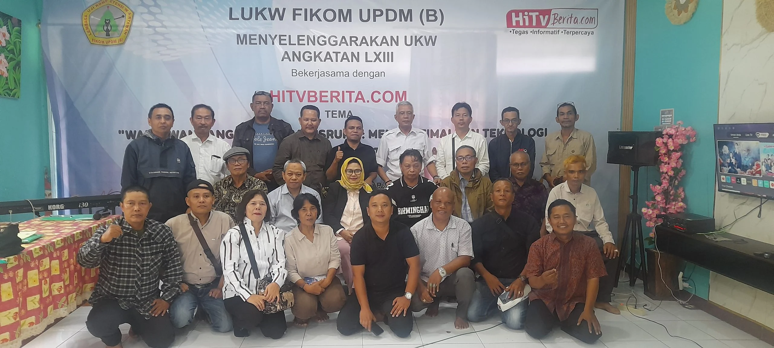 SMSI Kalsel Gelar UKW, 32 Wartawan Diuji LUKW FIKOM Moestopo Beragama Jakarta