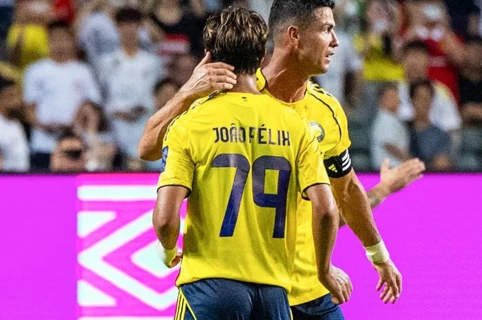 Tanpa Cristiano Ronaldo, Joao Felix Pimpin Pesta Gol Al Nassr di Piala Raja Arab Saudi