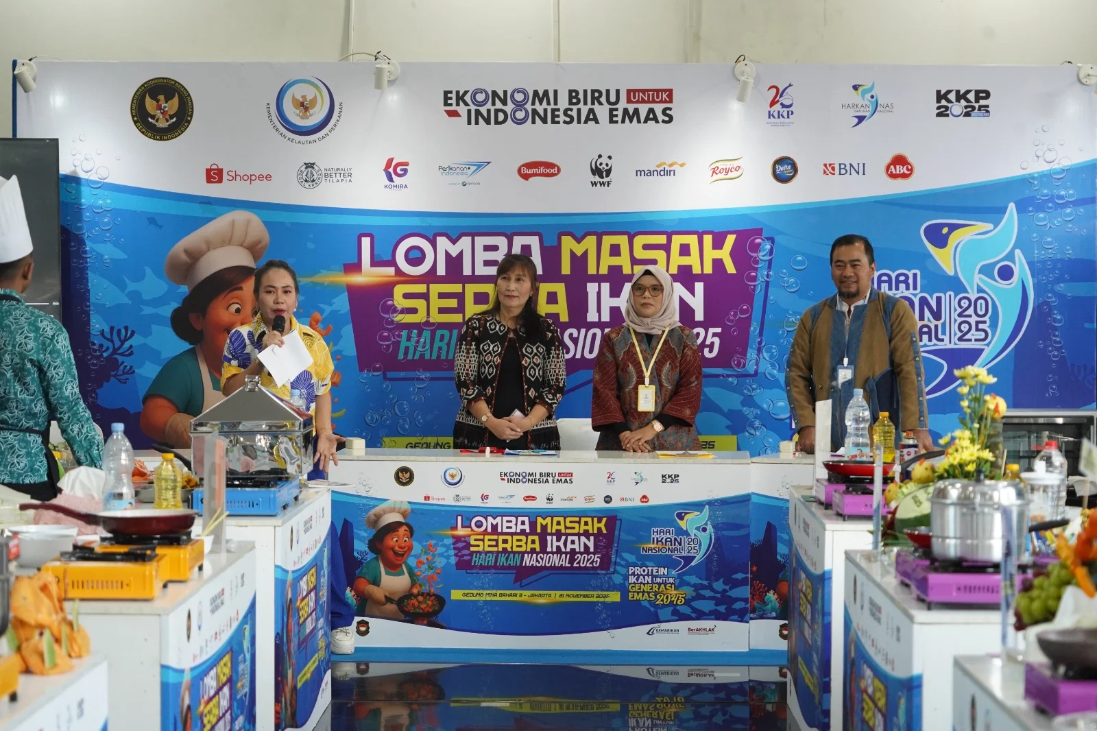 TP PKK HST Raih Juara 1 Lomba Masak Ikan Tingkat Provinsi Kalsel