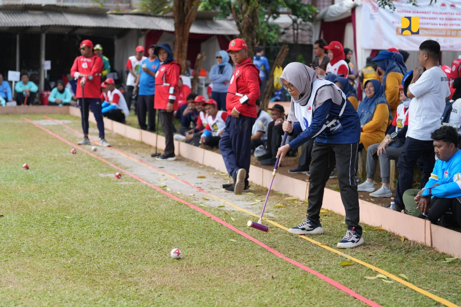 Turnamen Gateball Kalsel Meriahkan HUT RI 2026 dengan Partisipasi 10 UPT Kementerian PU
