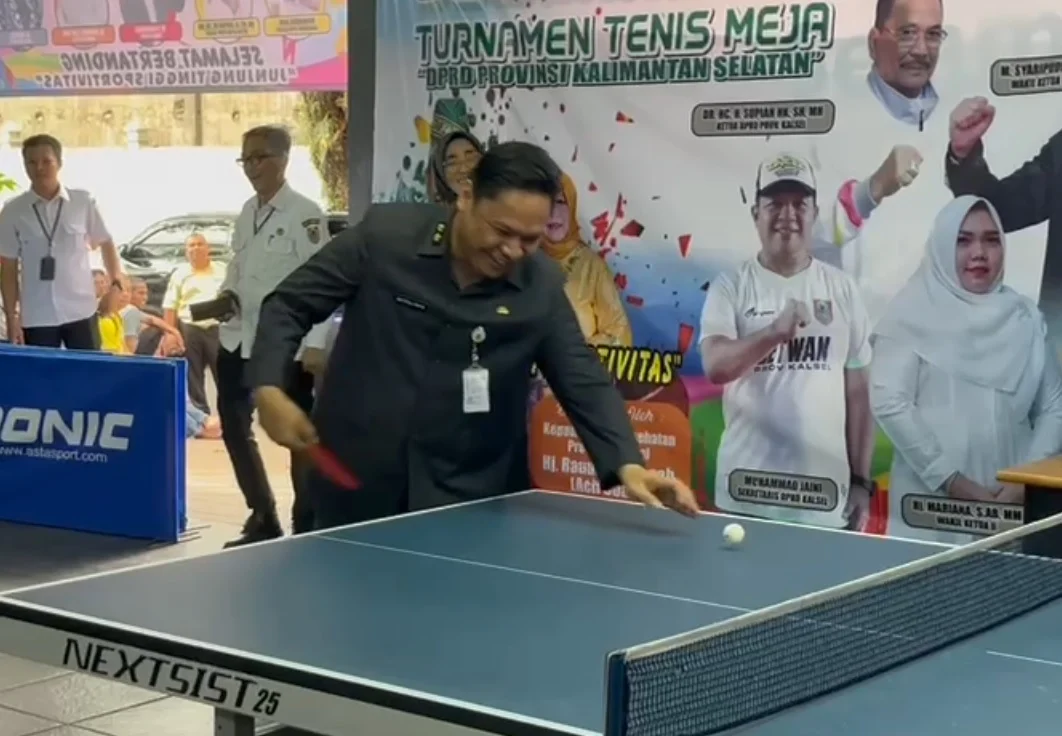 Turnamen Tenis Meja DPRD Kalsel Cup VI 2026: Ingin Kembalikan Popularitas Olahraga Rakyat