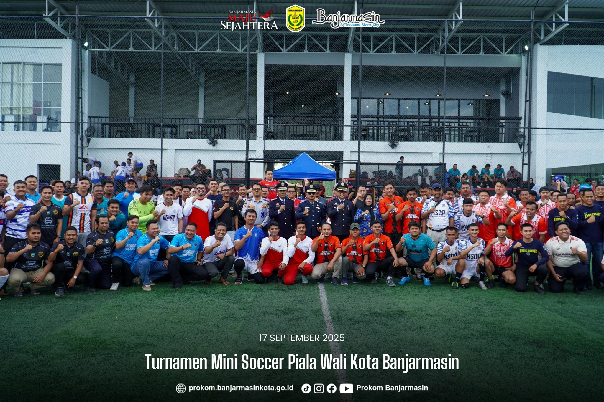 Yuk Kajian Banjarmasin Gelar Fun Minisoccer Pererat Ukhuwah Jamaah