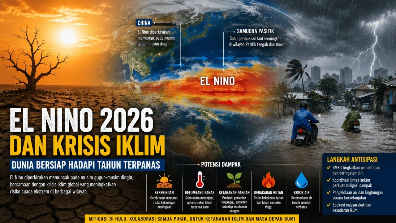 Ancaman El Niño Superkuat: Dunia Bersiap Hadapi Rekor Suhu Terpanas hingga 2027