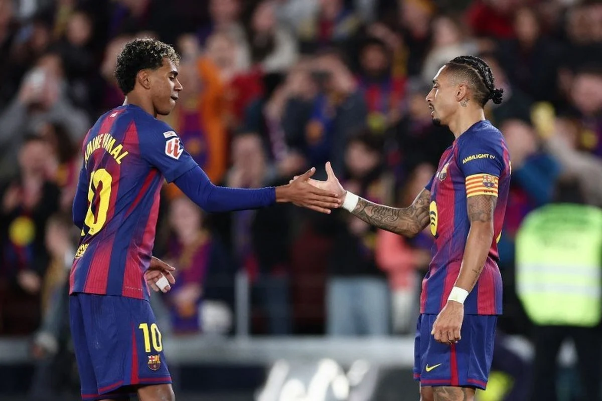 Barcelona Mengganas: Lamine Yamal dan Raphinha Bawa Blaugrana ke Puncak La Liga