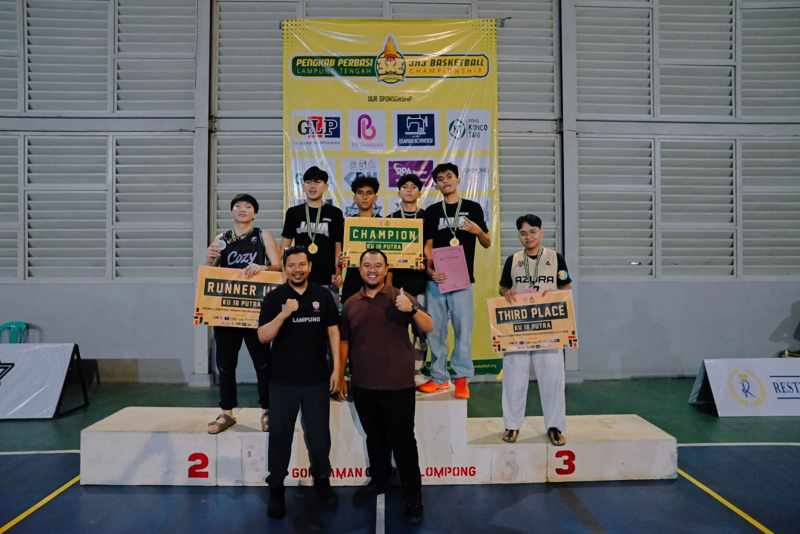 BKD dan DPKP Juara Kategori SKPD 3X3 Basketball Harjad Kalsel 2026