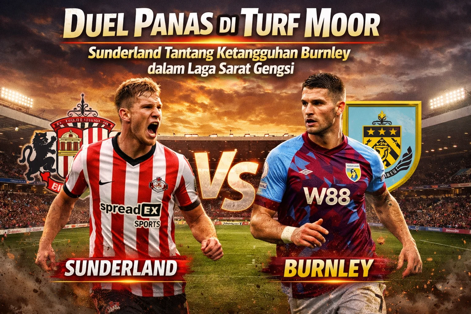 Drama di Turf Moor: Burnley dan Middlesbrough Berbagi Angka dalam Duel Sengit