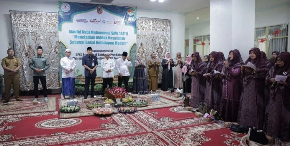 Gatriwara, DWP dan Setwan Kalsel Peringati Maulid Nabi Untuk Teladani Akhlak Rasulullah