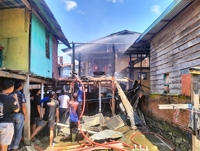 Kebakaran Bedakan di Rawasari 14 Hanguskan Empat Rumah Warga