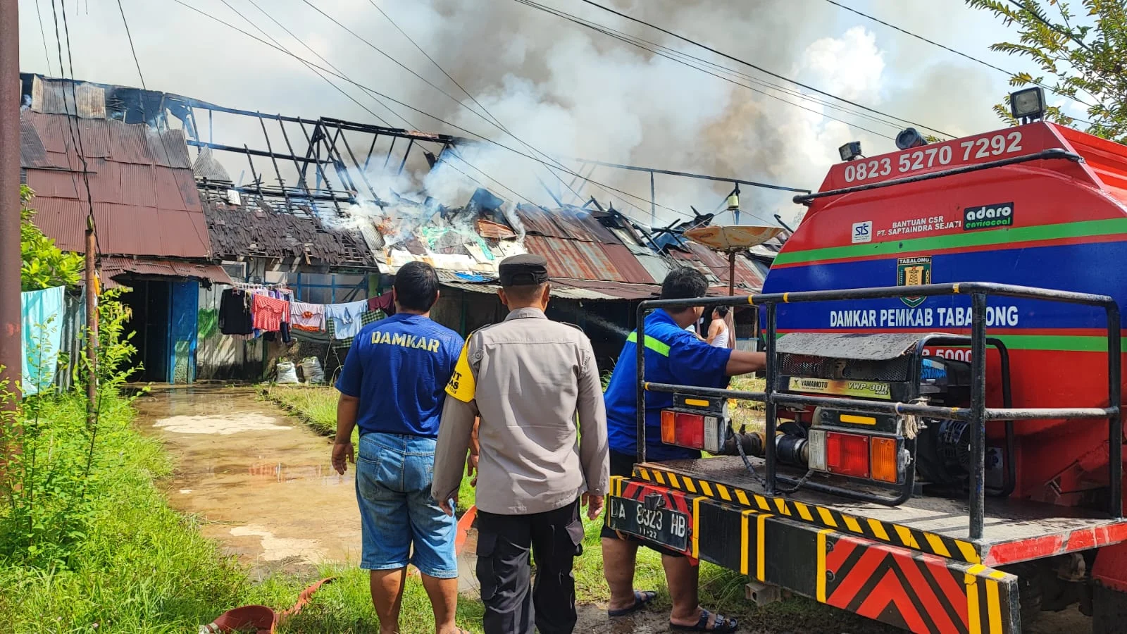 Kebakaran di Belimbing-Kapar Hanguskan 11 Rumah, Kerugian Capai Rp2 Miliar