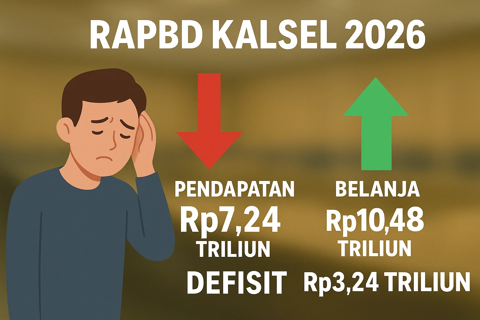 Pemprov Kalsel Ajukan RAPBD 2027 dengan Defisit Rp600 Miliar