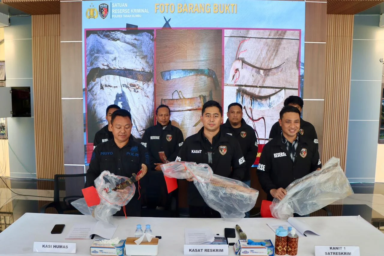 Polres Tanah Bumbu Bongkar 24 Kasus Kriminal, Oknum Guru PPPK Jadi Sorotan