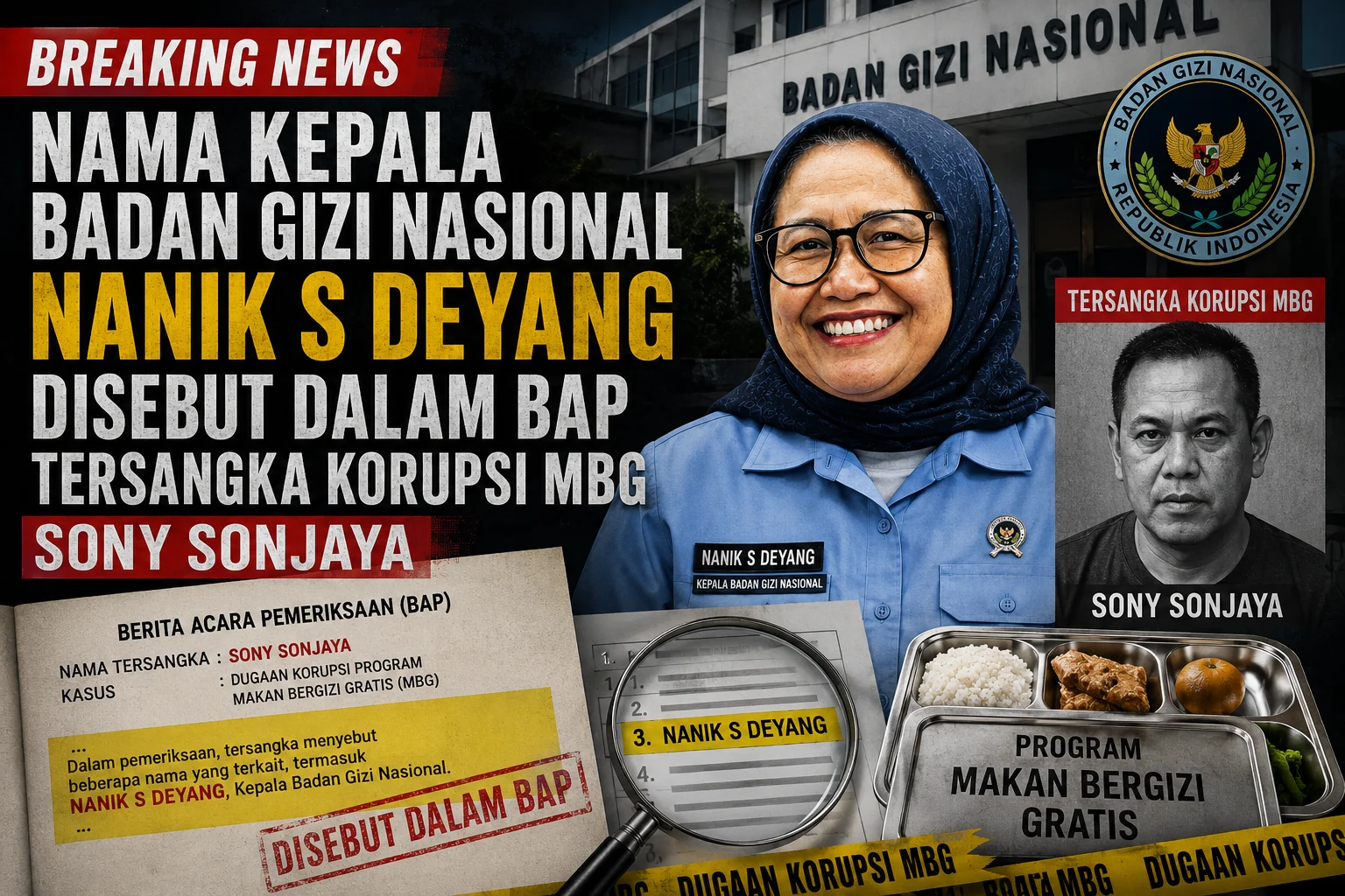 Skandal Korupsi dan Krisis Keamanan Pangan Guncang Badan Gizi Nasional