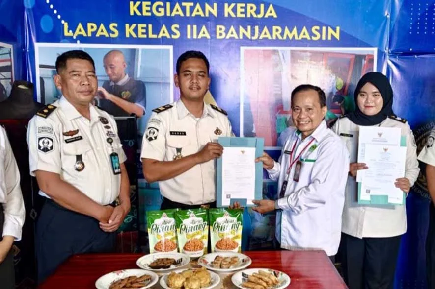35 Warga Binaan Lapas Banjarmasin Terima Premi dari Hasil Kerja Produktif