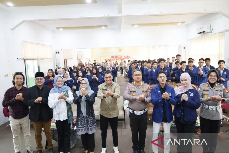 Dirlantas Polda Kalsel Edukasi Mahasiswa Uniska Tertib Berlalu Lintas, Wujudkan Polisi Bersama Masyarakat