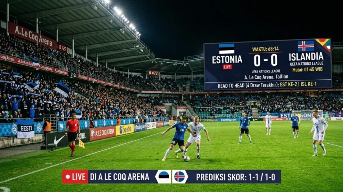Estonia vs Islandia: Duel Puncak Grup C4, Siapa yang Layak Curi Poin di Tallinn?