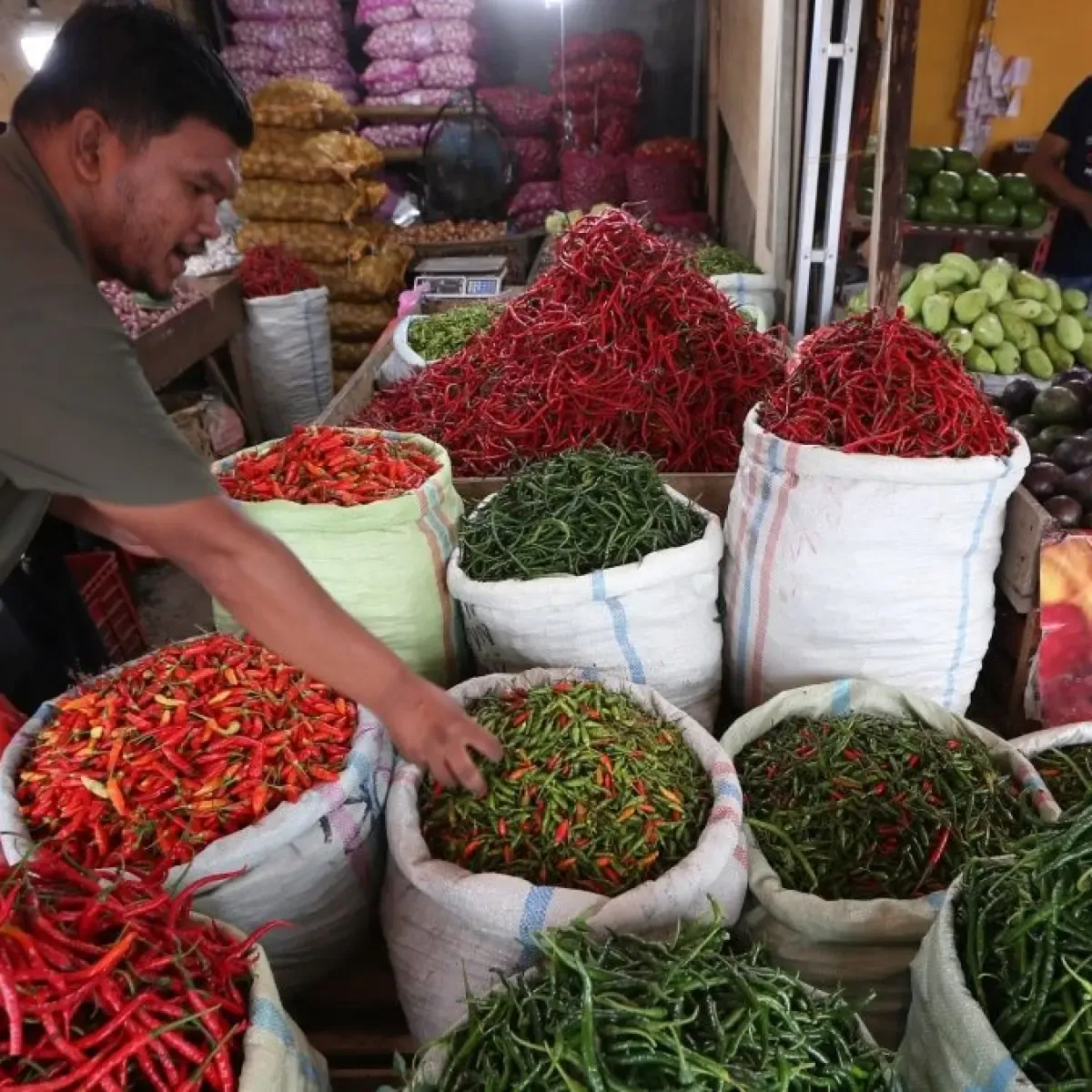 Harga Pangan Nasional 12 Oktober 2026 Naik, Cabai Rawit Hijau Melonjak Nyaris 63 Persen