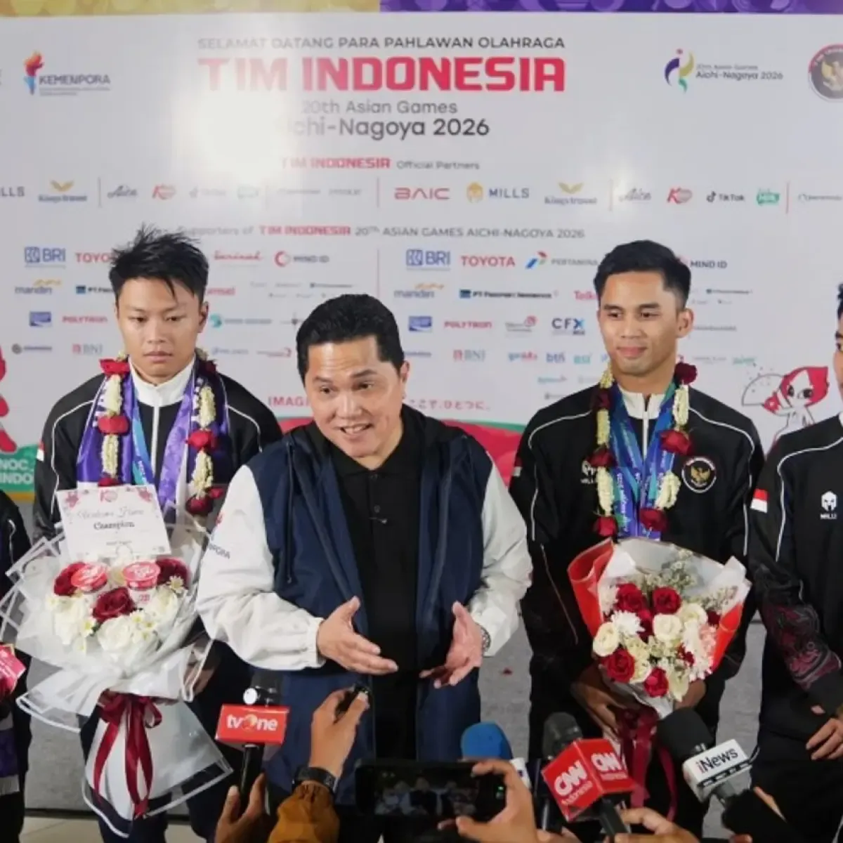 Indonesia Lampaui Target dengan Raih 39 Medali Asian Games 2026