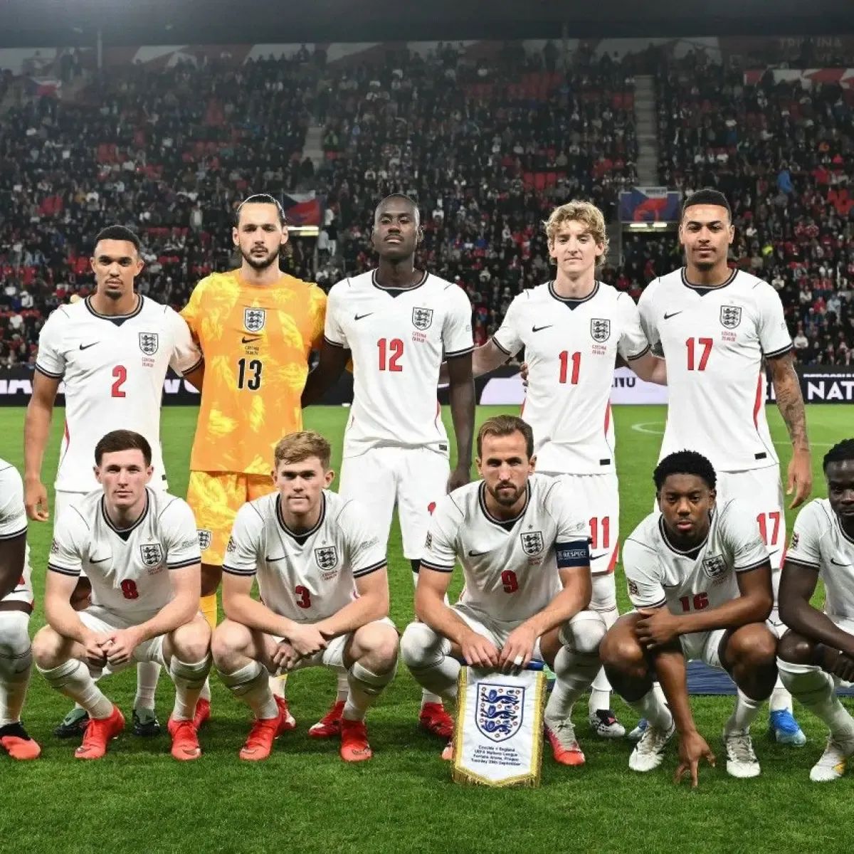Inggris Incar Kemenangan atas Republik Ceko di Nations League