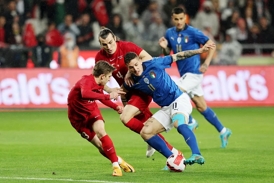 Italia Tekuk Turki 3-1 di Nations League, Mancini Akui Gli Azzurri Kelelahan