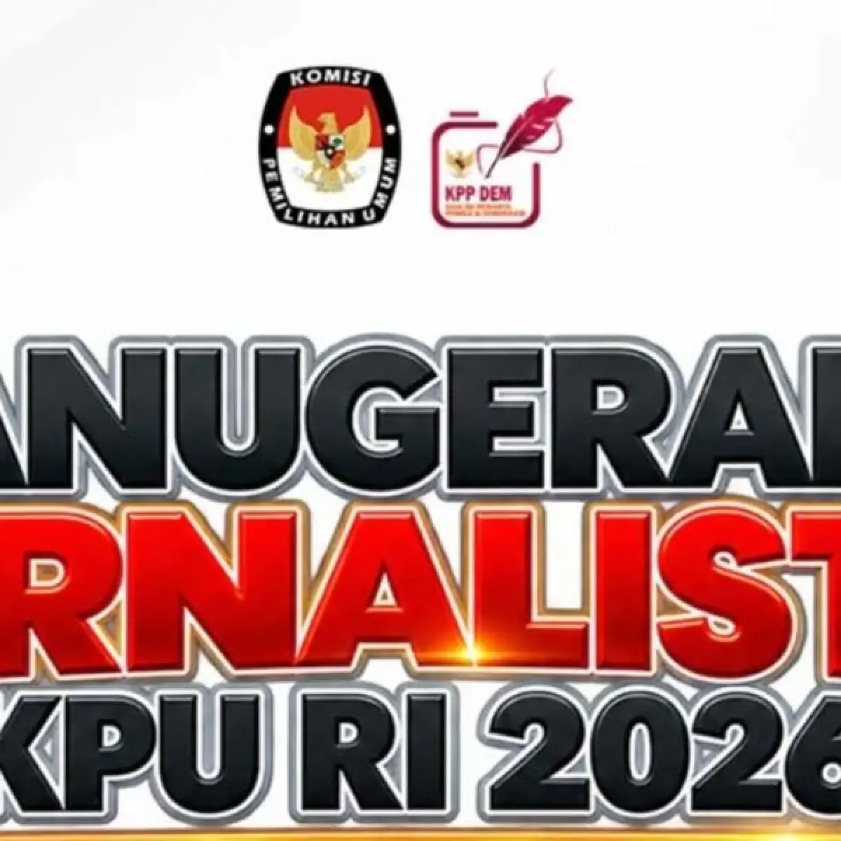 KPU Buka Anugerah Jurnalistik 2026 untuk Perluas Partisipasi