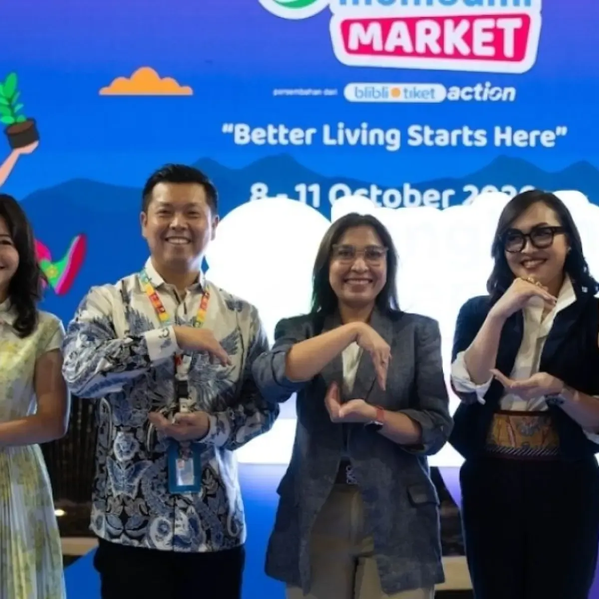 Langkah Membumi Market Ajak Publik Terapkan Gaya Hidup Berkelanjutan