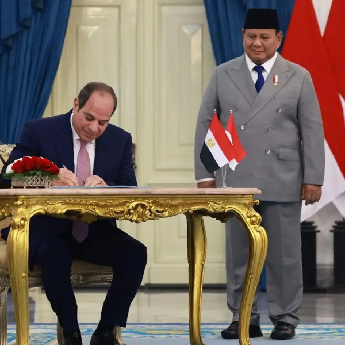 Prabowo dan El Sisi Perkuat Kerja Sama Ekonomi Indonesia Mesir
