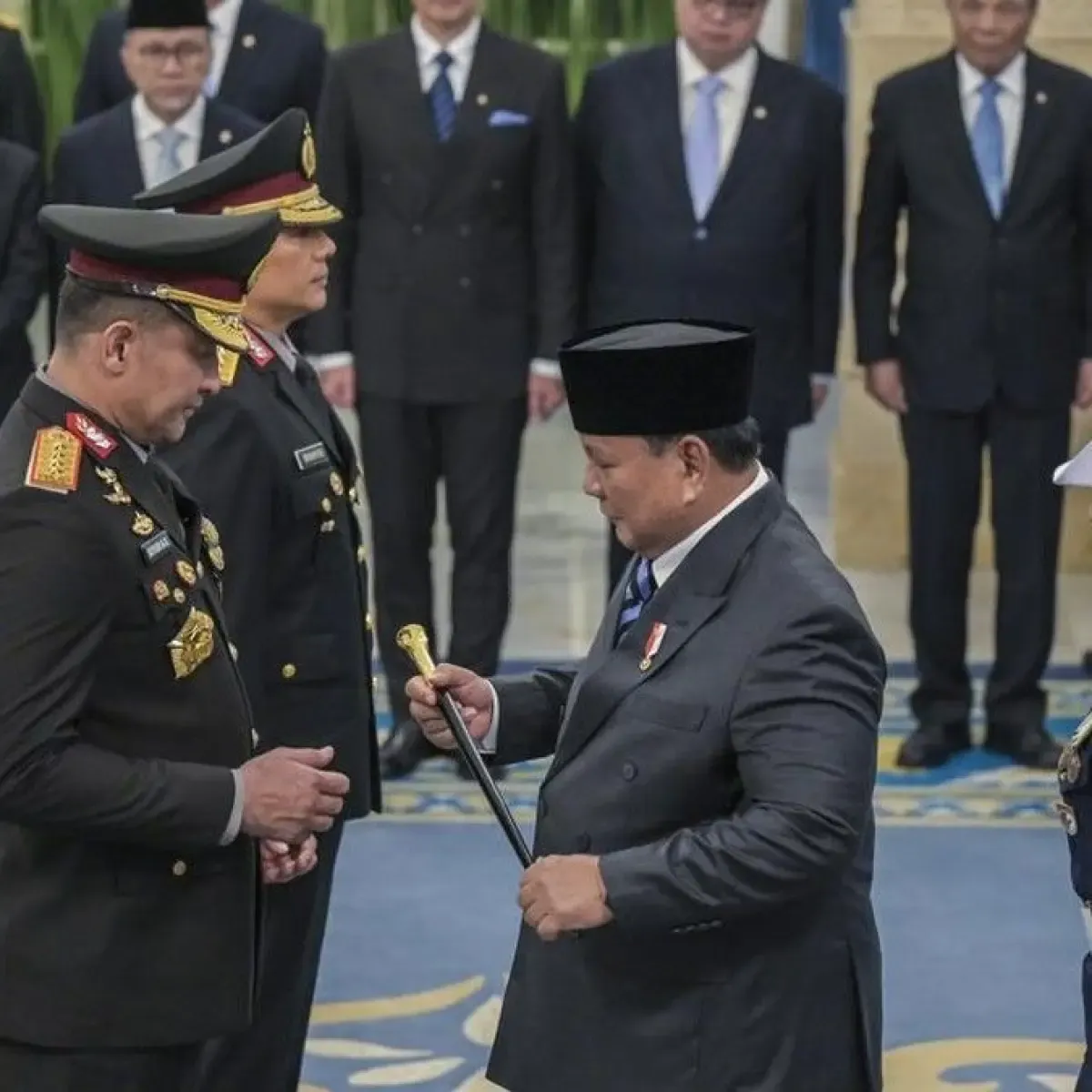 Prabowo Lantik Jenderal Suyudi Ario Seto Jadi Kapolri, Listyo Sigit Pindah ke Kantor Staf Kepresidenan