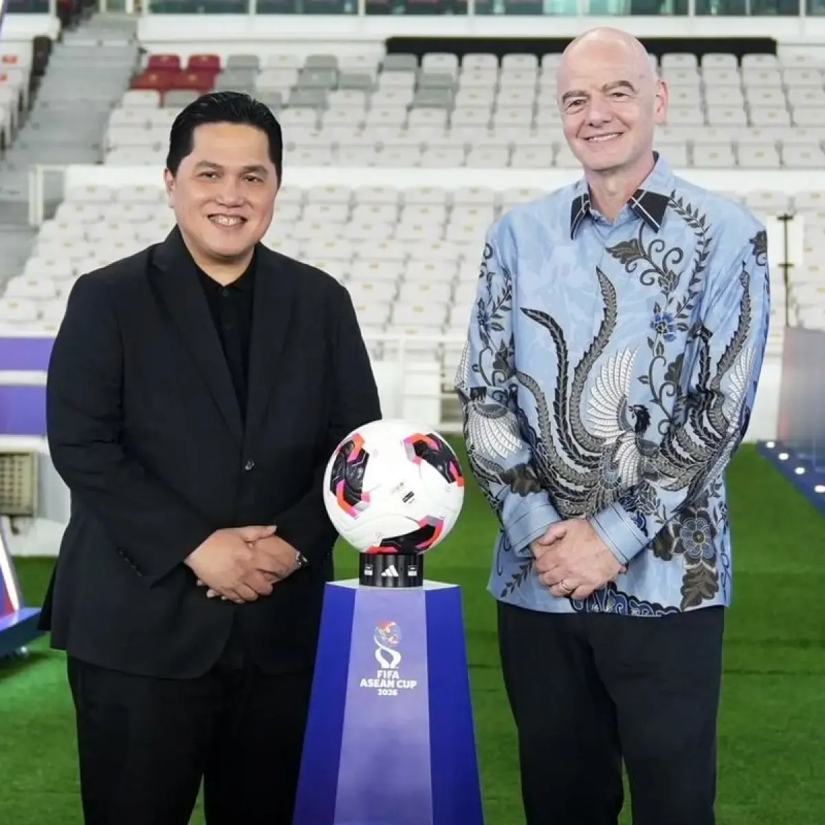 Presiden FIFA Gianni Infantino Tiba di Jakarta Sambut Final FIFA ASEAN Cup