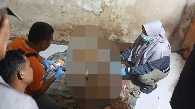 Pria Tak Dikenal Ditemukan Bersimbah Darah di Gang Munawarah Mantuil, Diduga Meninggal Dunia