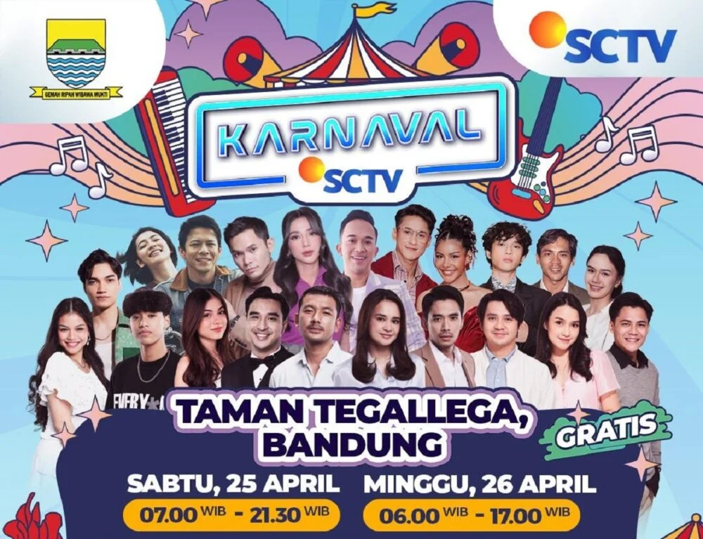 Putri Pewaris Meriahkan Karnaval SCTV Perdana di Batang, Siti Badriah hingga Armada Siap Menghibur Warga