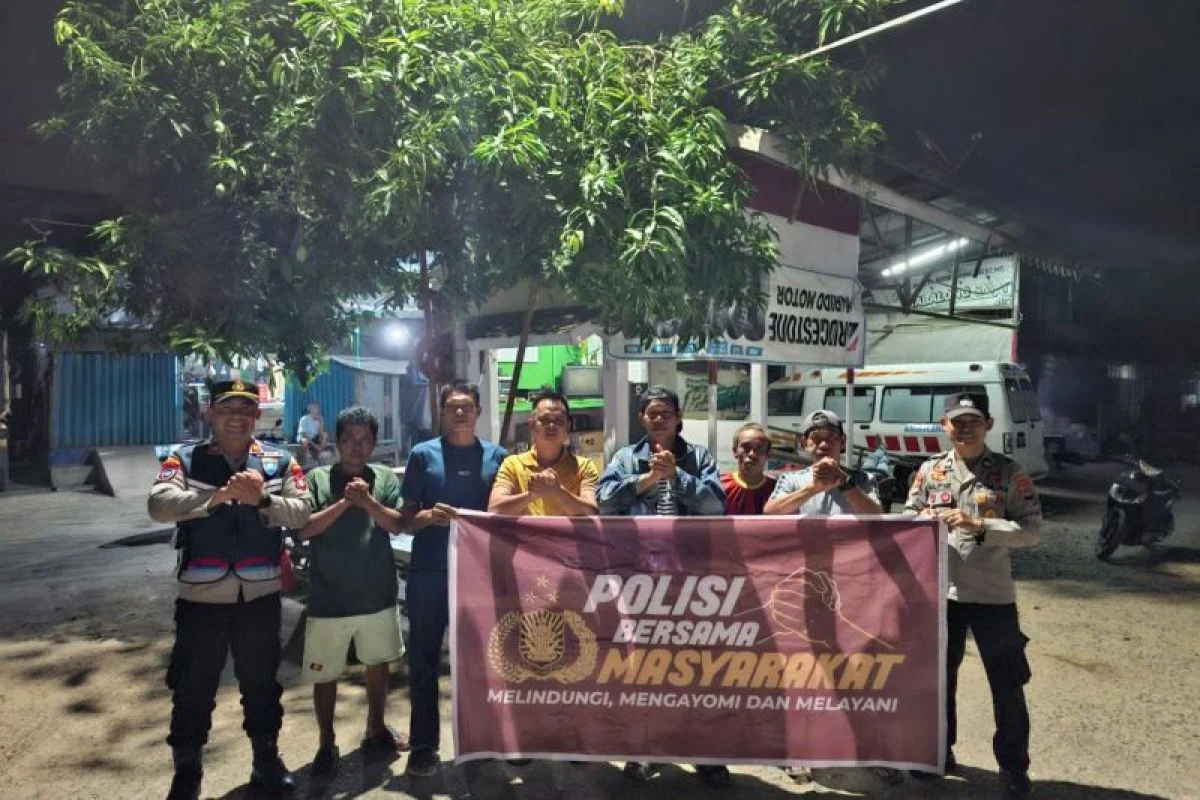 Sat Binmas Polres Tabalong Sambangi Satkamling, Sosialisasi Slogan Baru Polisi Bersama Masyarakat