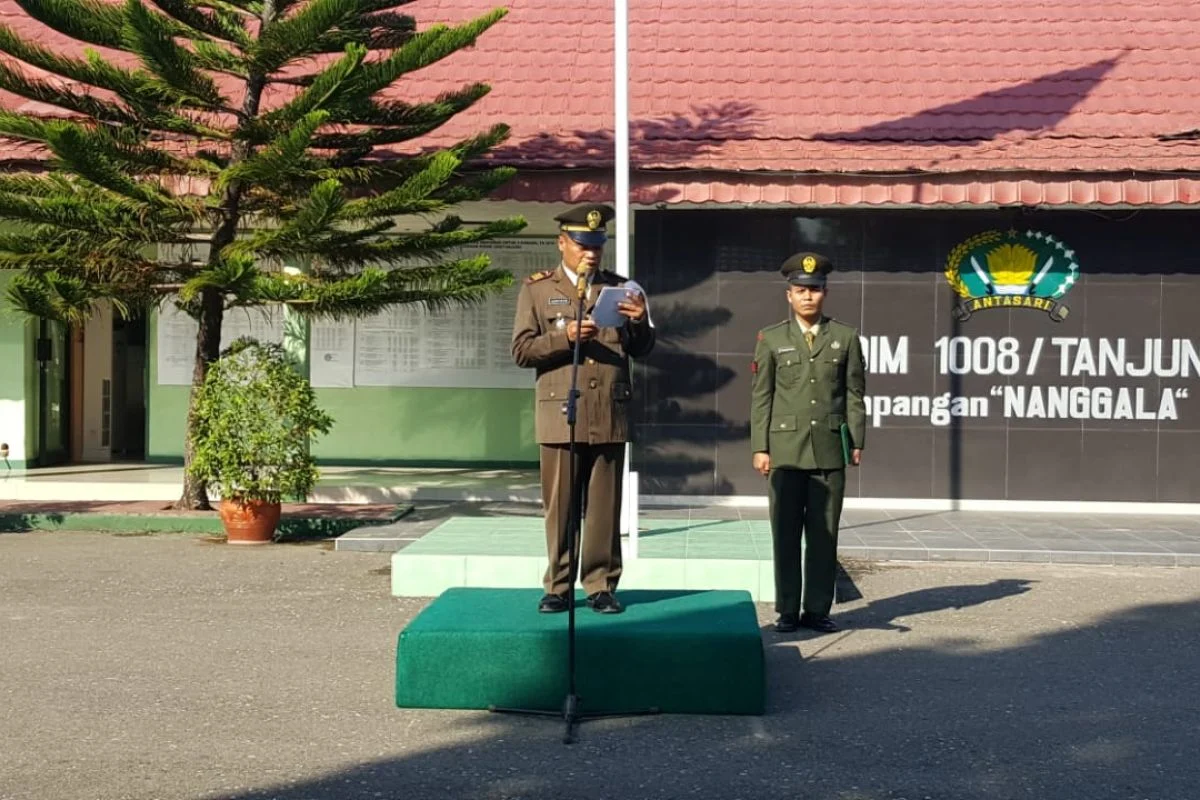 Semarak HUT ke-81 TNI, Kodim 1008 Tabalong Gelar Kejuaraan Menembak Piala Dandim dan Pelantikan Pengurus Perbakin