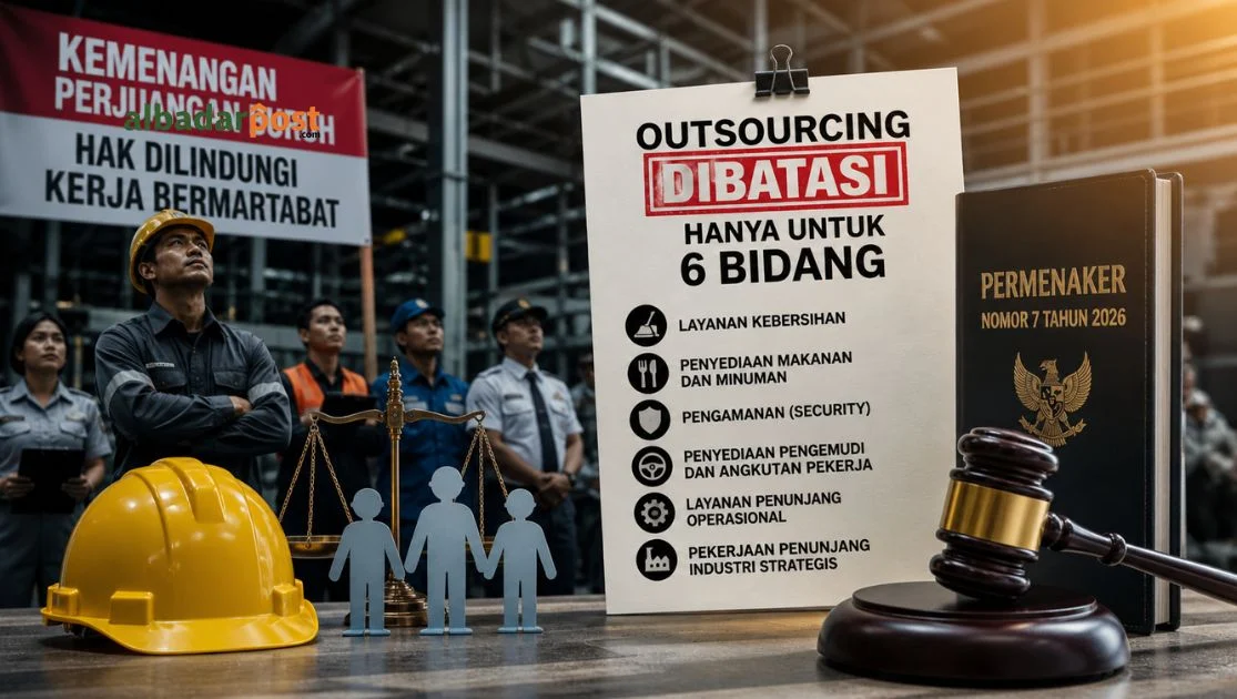 UU Pelindungan Ketenagakerjaan Disahkan: Outsourcing Hanya untuk 4 Pekerjaan, Pekerja Alih Daya Kini Berhak Pesangon